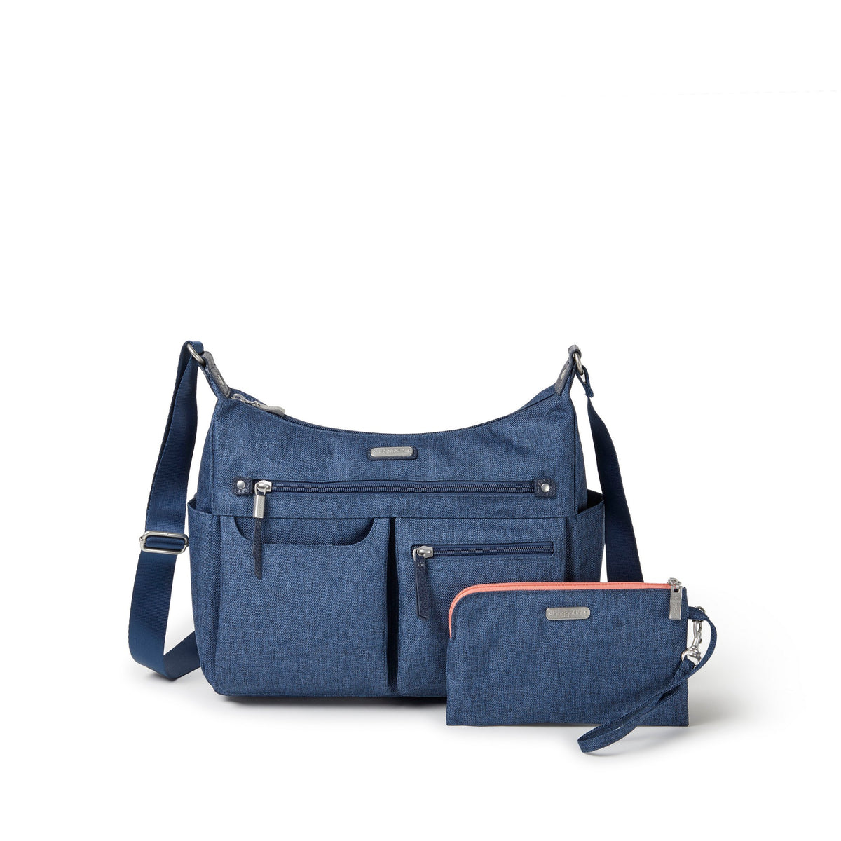 thumbnail image 2 of Baggallini Hobo Tote - Lightweight Water-Resistant Travel Purse With Lots Of Pockets & Removable Wristlet 2 of 13