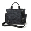 Load image into Gallery viewer, 3-in-1 Convertible Backpack with RFID Phone Wristlet - Onyx Floral