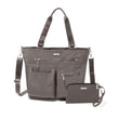 Load image into Gallery viewer, Baggallini Any Day Tote with Wristlet - Sterling Shimmer