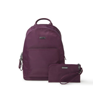 Baggallini Central Park Backpack - Plum Berry