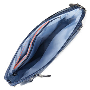 Baggallini Go Bagg with Wristlet - Steel Blue
