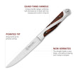 Load image into Gallery viewer, Hammer Stahl 4-piece Steak Knife Set