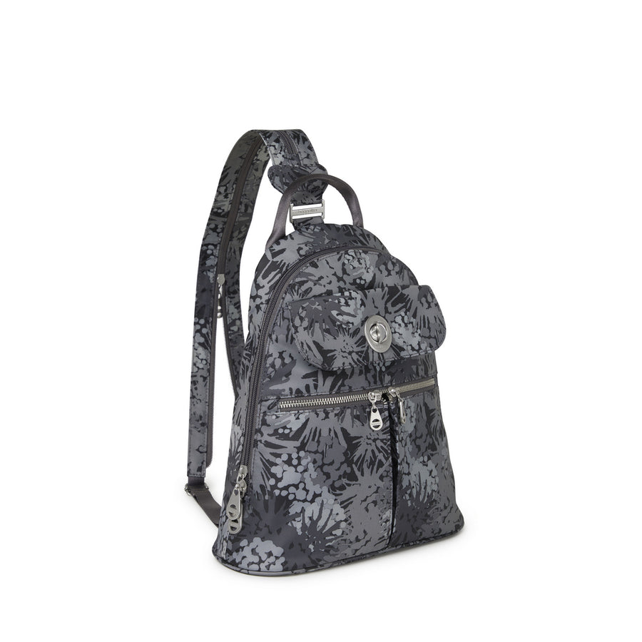 Baggallini Naples Convertible Backpack - Pewter Thistle