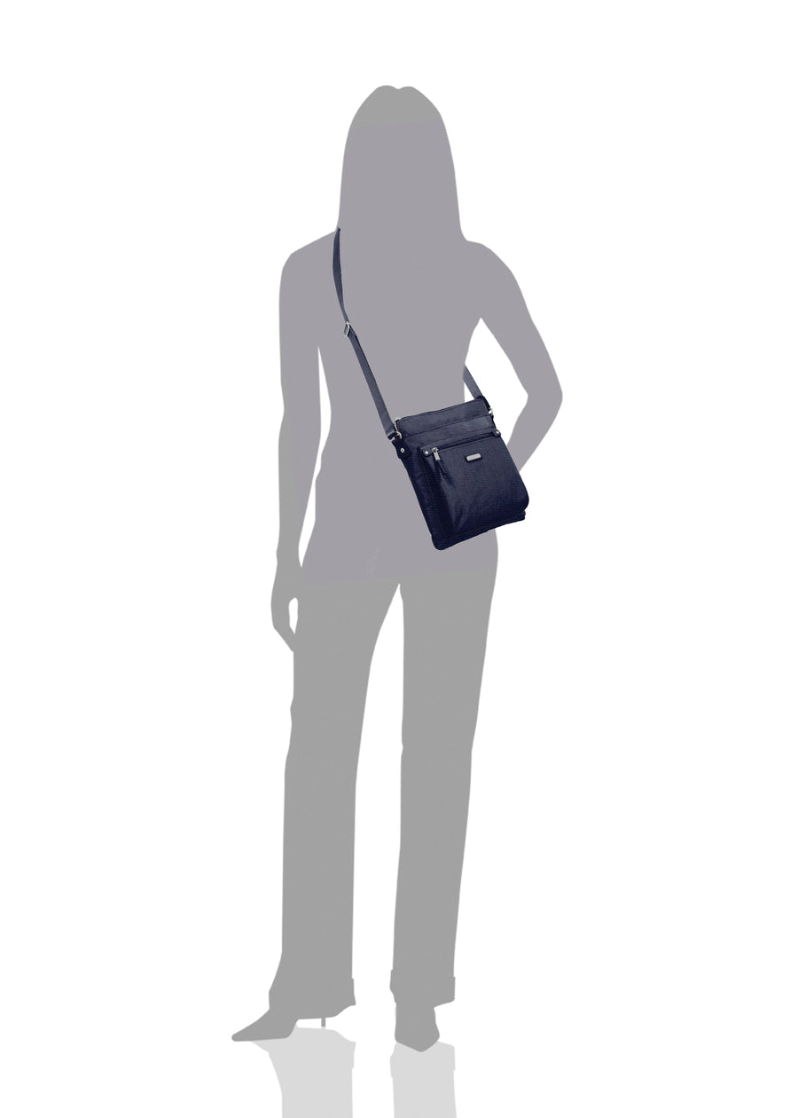 Baggallini Go Bagg with Wristlet - Navy
