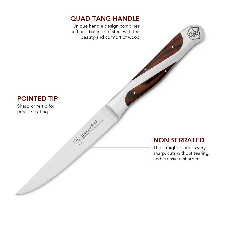 Hammer Stahl 4-piece Steak Knife Set