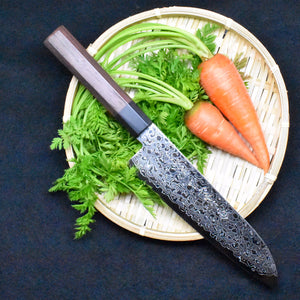 Kikuichi Nickel Warikomi Damascus Chef's Knife 8-inch